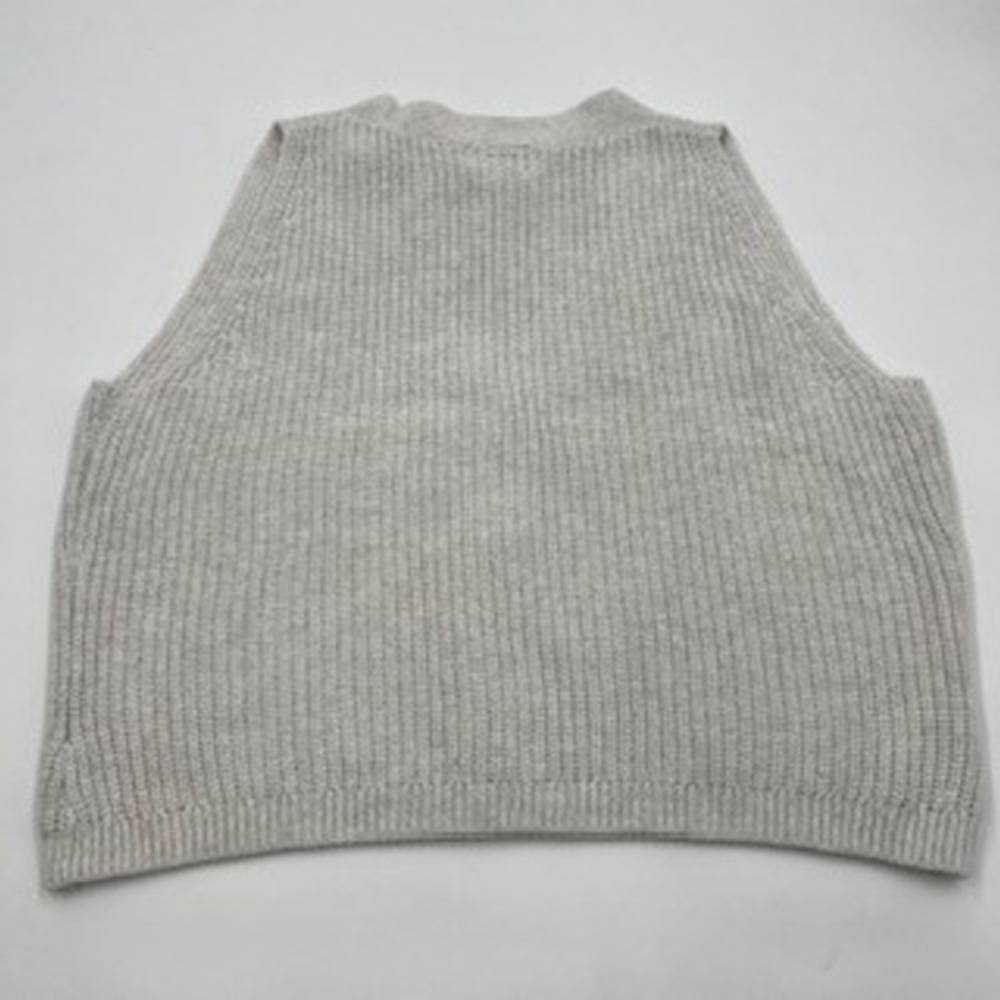 Universal Thread Womens XXL GrayButton Front 100% Cotton Sweater Vest‎ NEW - Picture 4 of 5